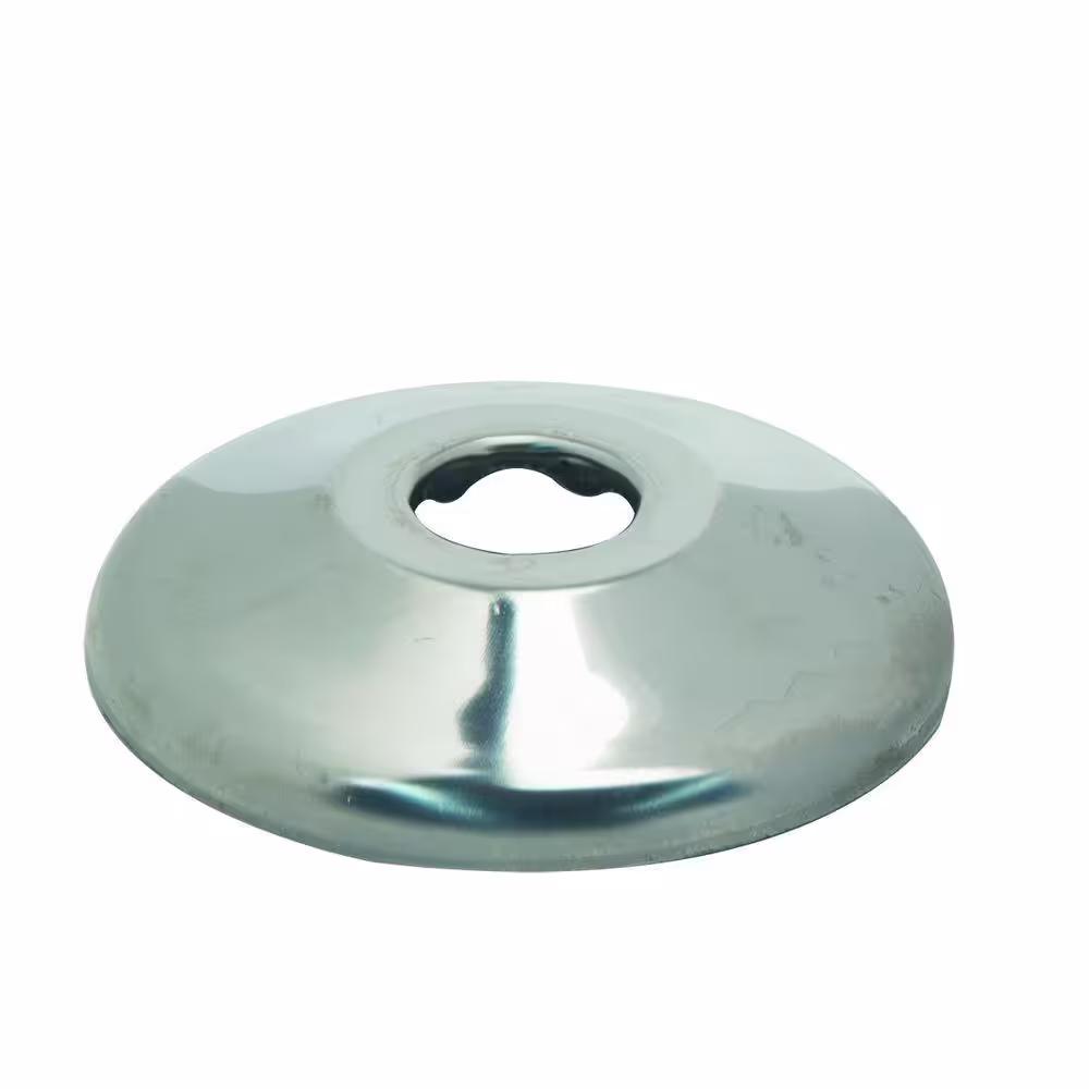BrassCraft 1/2 in. Nominal (5/8 in. O.D.) Shallow Escutcheon for Copper Pipe in Polished Brass