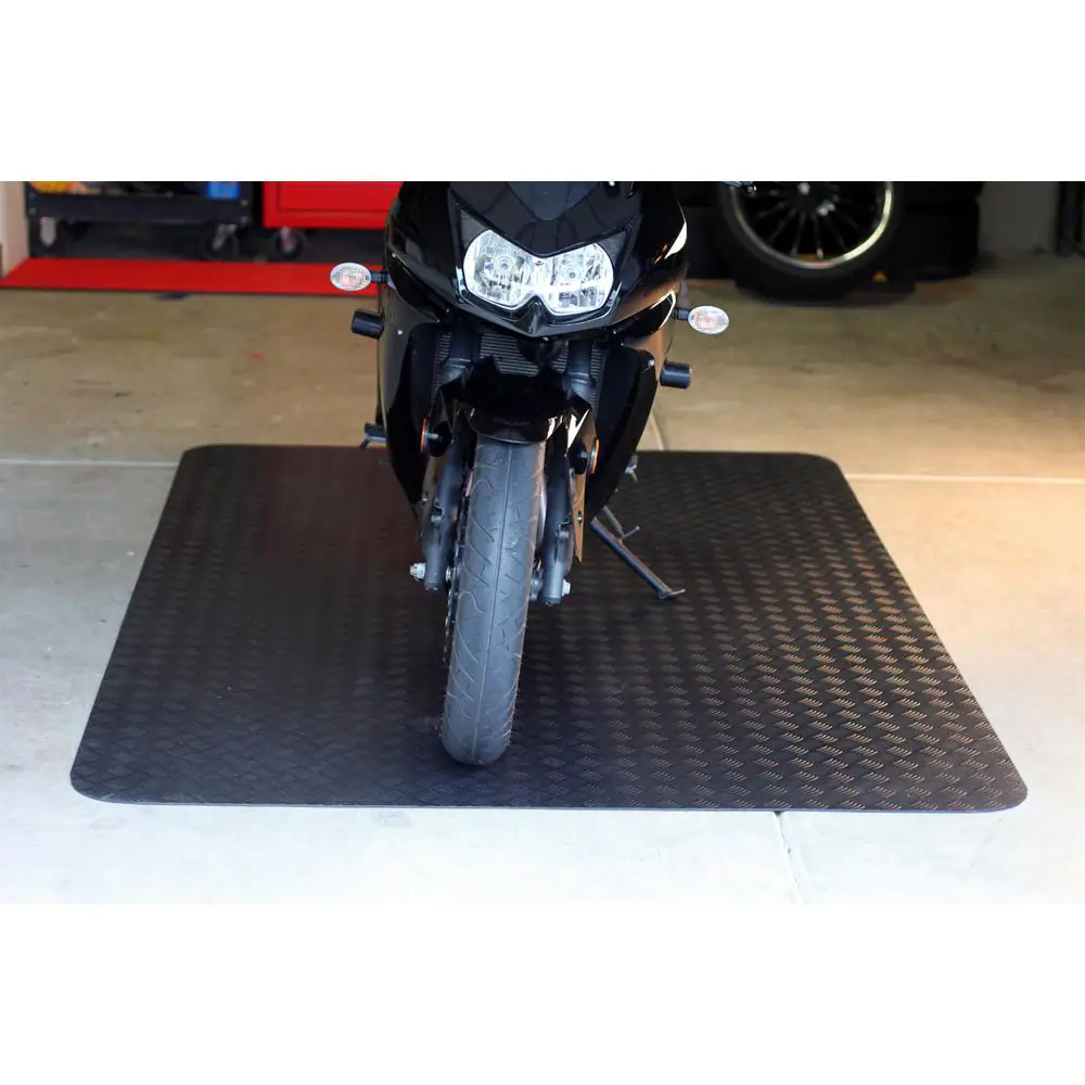 None 5 ft. x 7 ft. Black Commercial/Residential Rubber Garage Matting