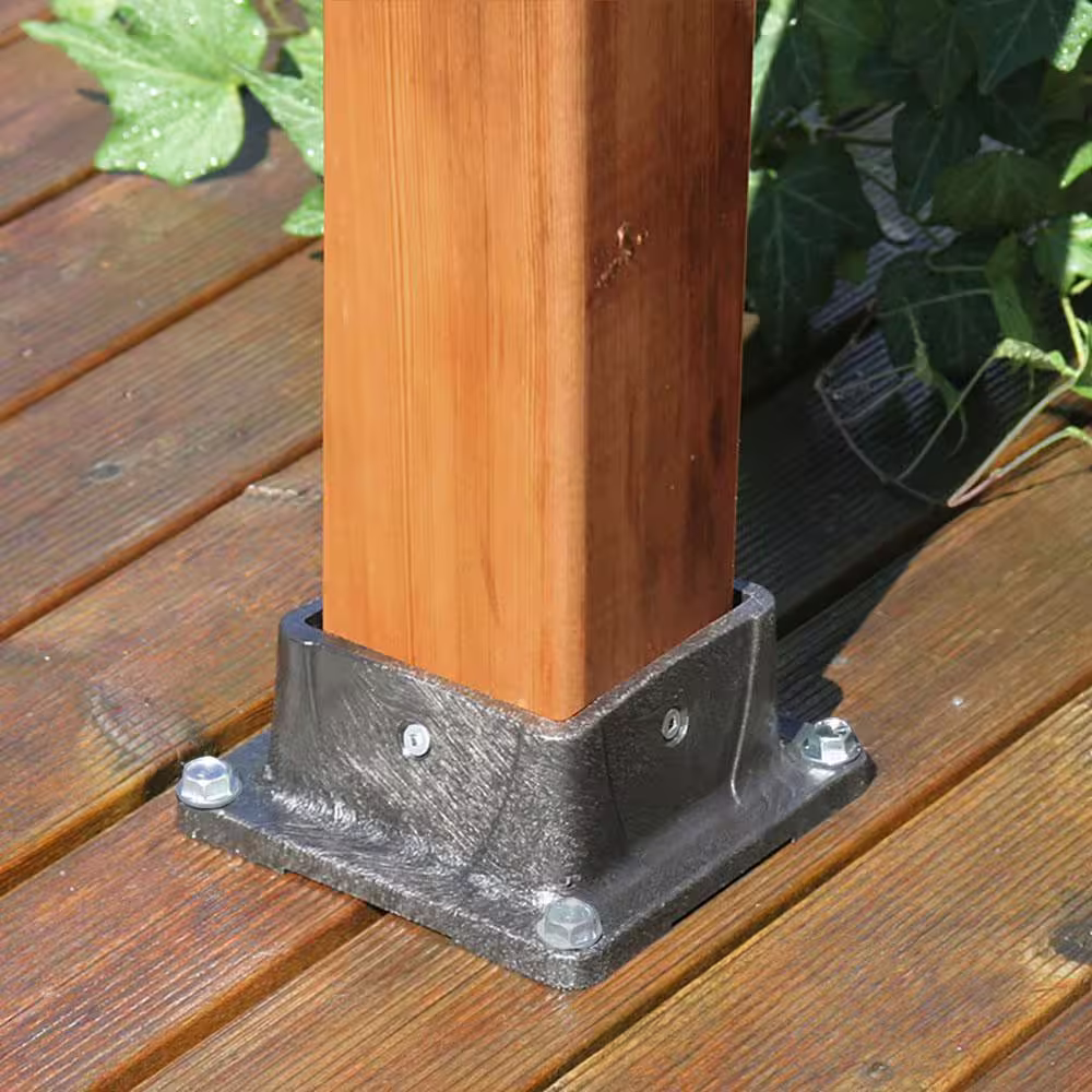 Peak Products 4 in. x 4 in. Plastic Post Anchor