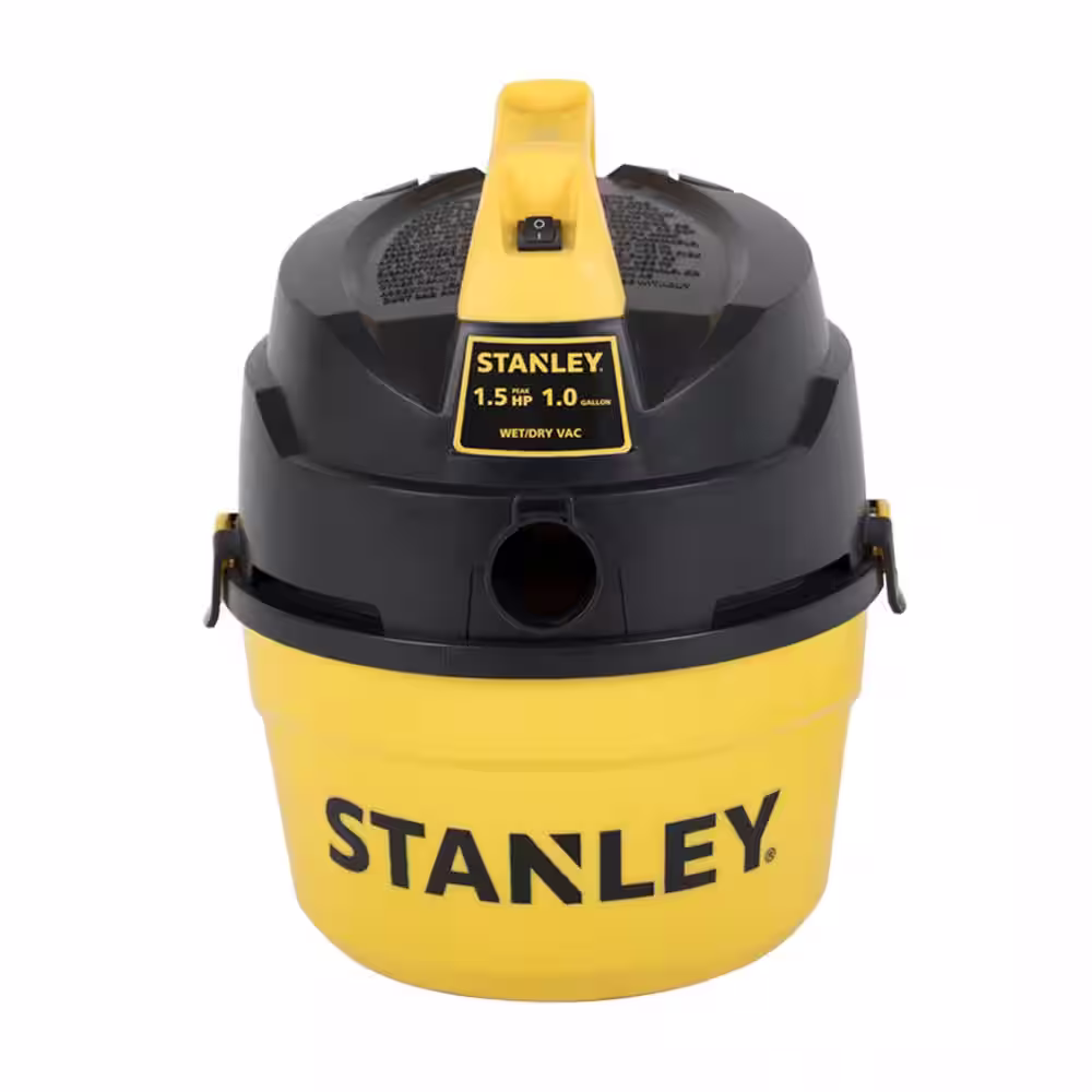 Stanley 1 Gal. 1.5HP Portable Poly Series Wet and Dry Vacuum Cleaner