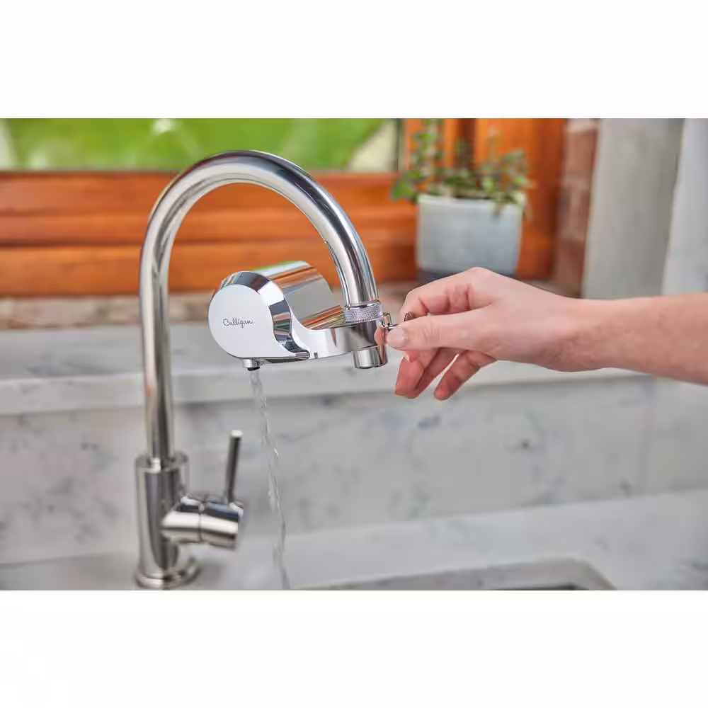 Culligan Faucet Mount Water Filtration System Chrome