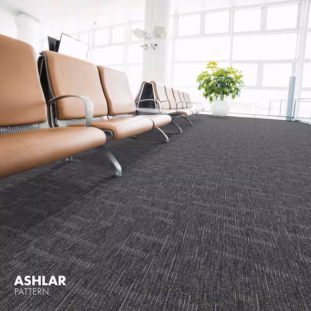 KRAUS Simply Comfort Cashmere Residential/Commercial 19.7 in. x 19.7 in. Glue Down Carpet Tile (20 Tiles/Case) 53.82 sq. ft.