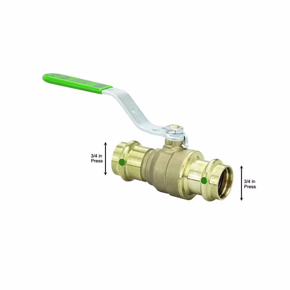Viega ProPress 3/4 in. Press Zero-Lead Bronze Ball Valve