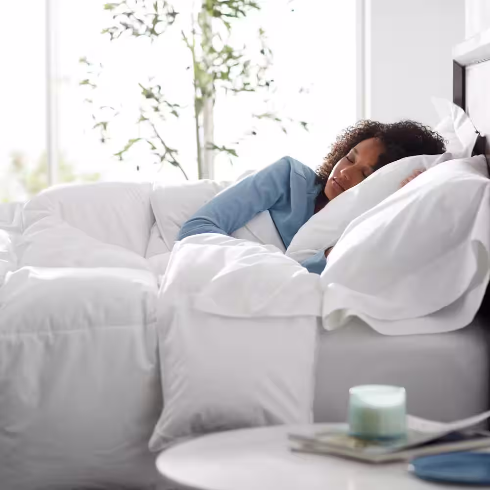 The Company Store Legends Luxury Primaloft Olympia Extra Warmth Ivory King Alternative Down Comforter
