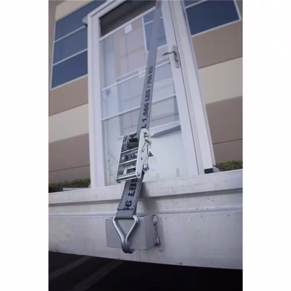 Keeper 1.75 in. x 15 ft. 1666 lbs. Industrial Ratchet Tie Down Strap