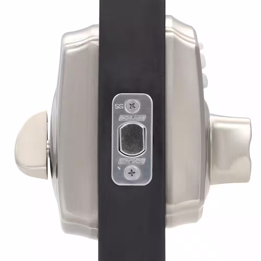 Schlage Camelot Satin Nickel Electronic Keypad Deadbolt