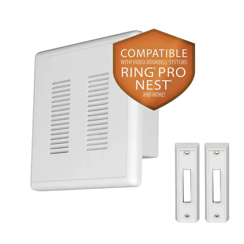 NICOR PrimeChime Plus 2 Video Compatible Wired Door Bell Chime Kit