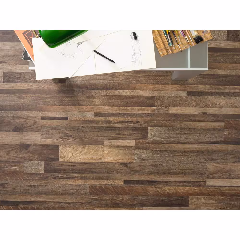 Islander Winchester Oak 8 MIL x 5.9 in. W x 48 in. L Click Lock Waterproof Luxury Vinyl Plank Flooring (19.7 sqft/case)