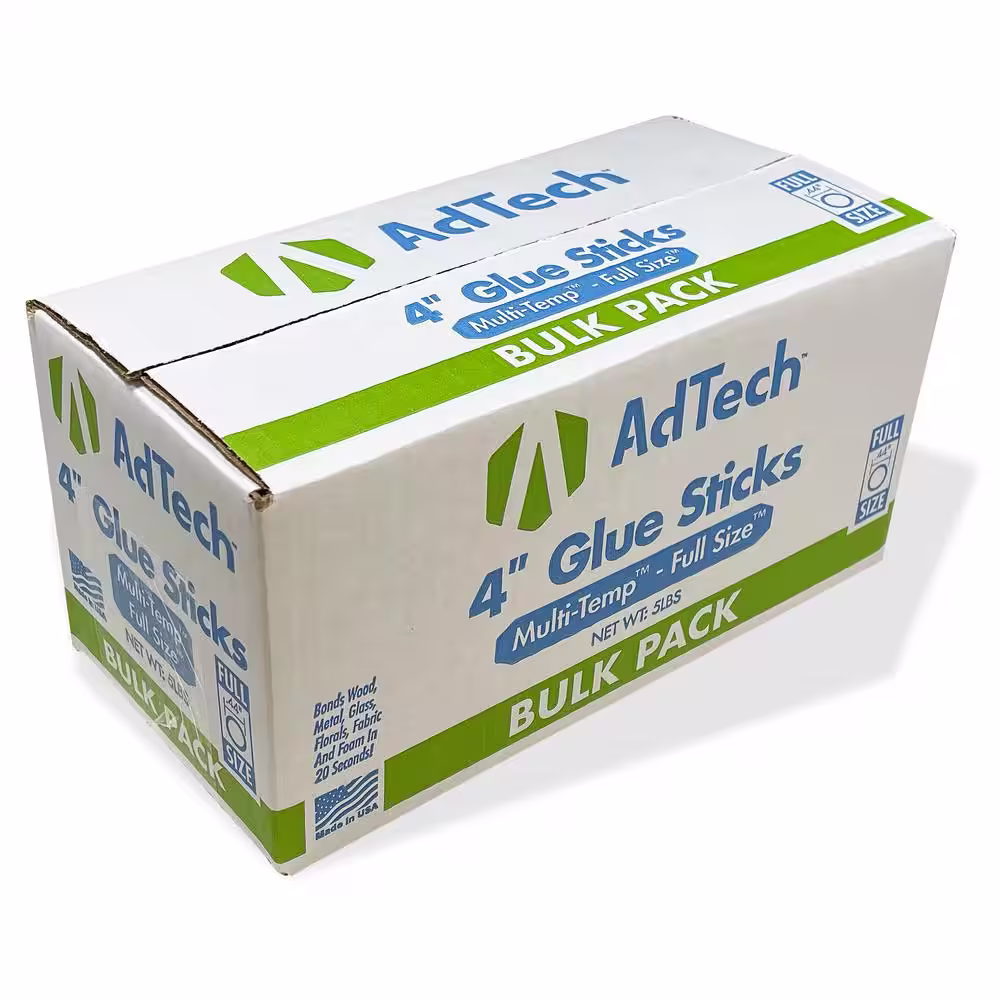 AdTech Hot Glue Sticks 4 in. Full Size 5# Box