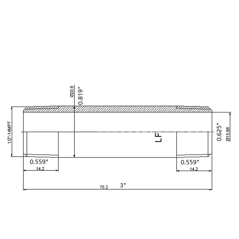Everbilt 1/2 in. x 3 in. MIP Chrome Nipple Fitting