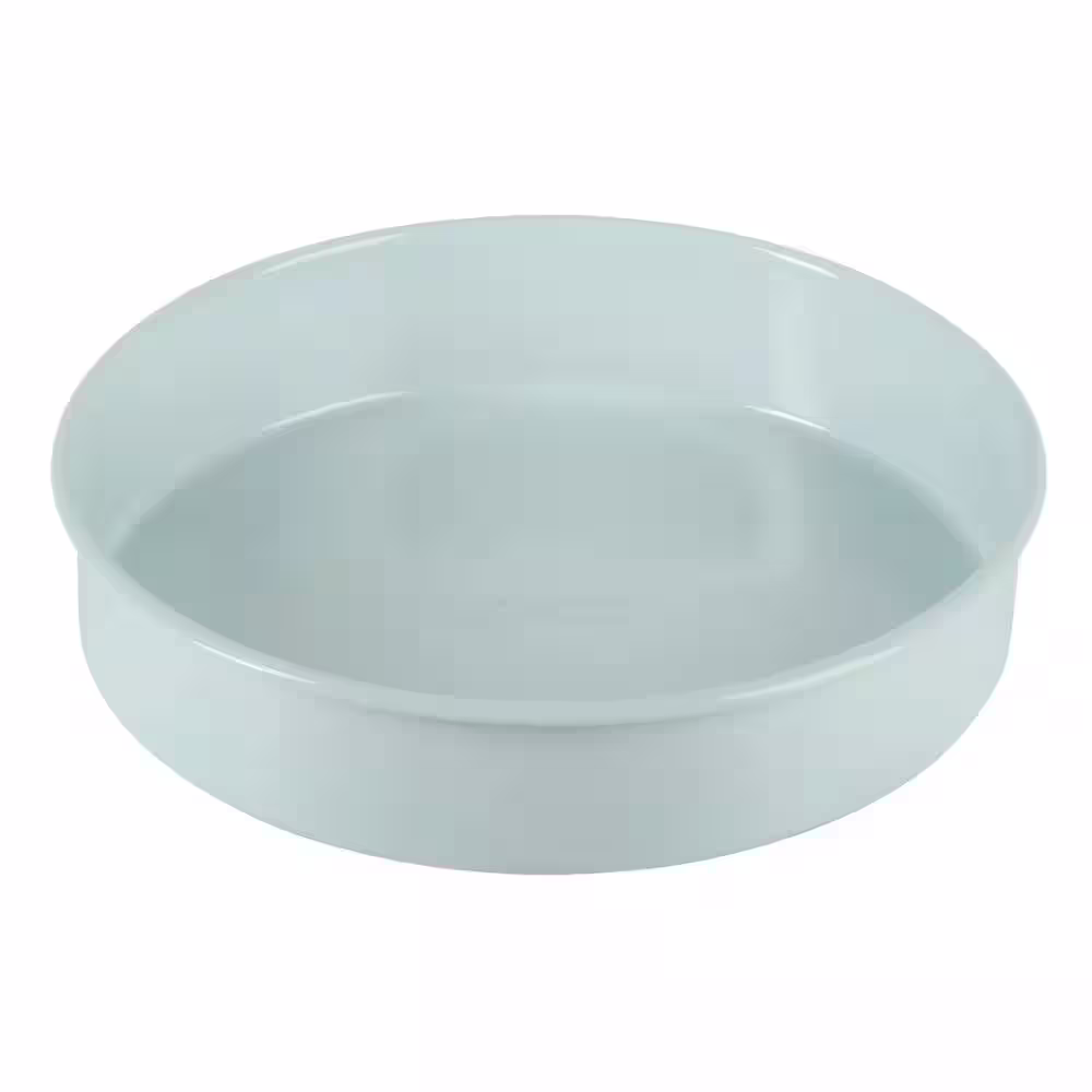 None 4-Piece Carbon Steel Aqua Colored Bakeware Set