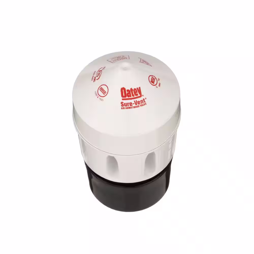 Oatey Sure-Vent 2 in. x 3 in. ABS Air Admittance Valve with 160 DFU Branch