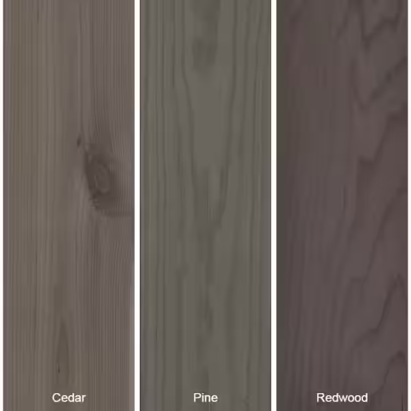 BEHR PREMIUM 5 gal. #ST-131 Pewter Semi-Transparent Waterproofing Exterior Wood Stain and Sealer