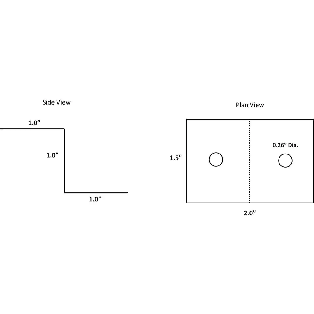 WindyNation Solar Panel Mounting Z-Bracket Set