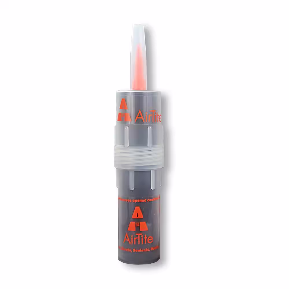 Airtite 10.1 oz. Clear Canister to Seal and Preserve Opened Tubes of Caulk, Adhesive, Grouts, Sealants, Roofing Tar