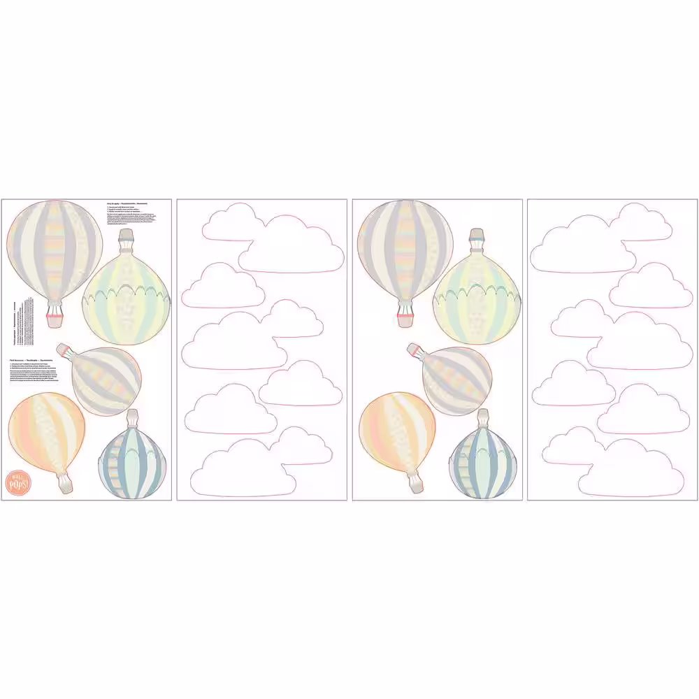 WallPops Multi-Up and Away Wall Decal