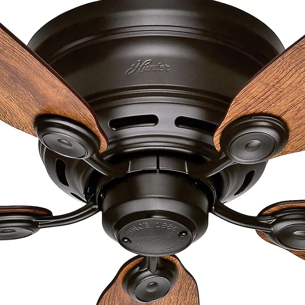 Hunter Low Profile IV 42 in. Indoor New Bronze Ceiling Fan