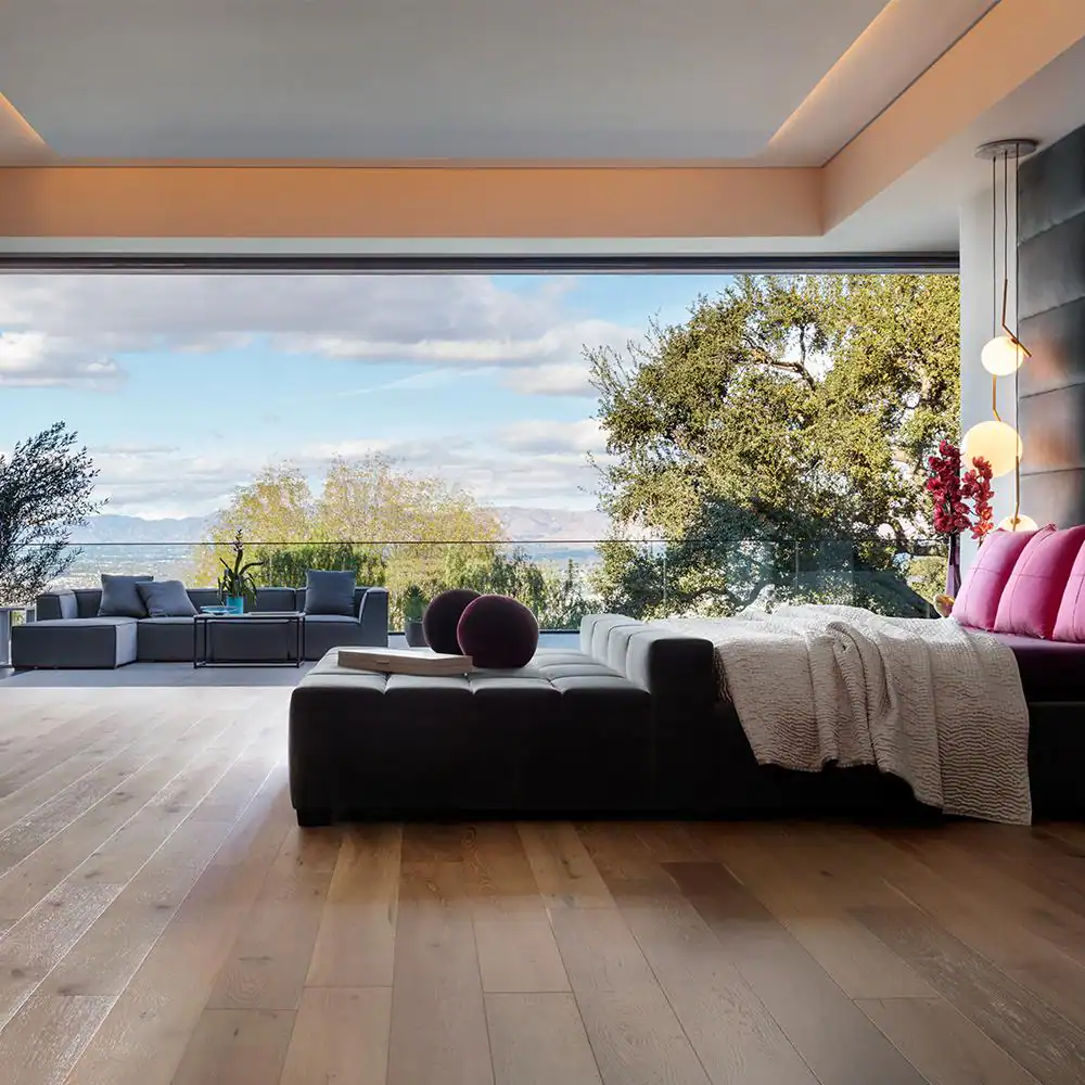 Malibu Wide Plank Belmont French Oak 1/2 in. T x 7.5 in. W Water Resistant Wirebrushed Engineered Hardwood Flooring (23.3 sq. ft./case)