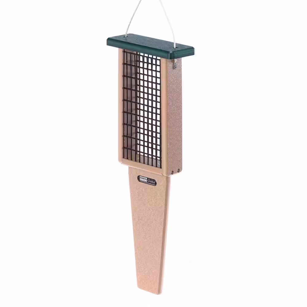 BIRDS choice Recycled Double Cake Pileated Suet Feeder