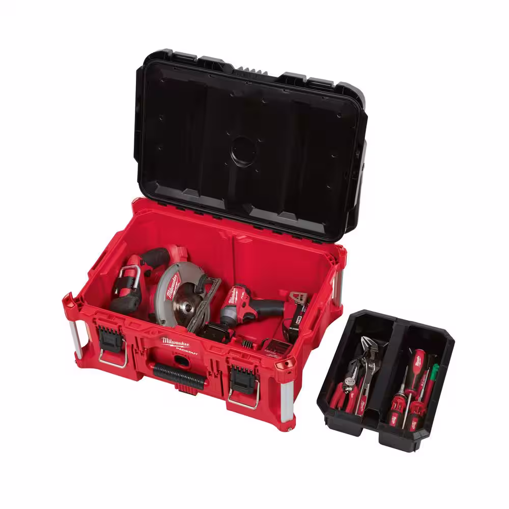 Milwaukee PACKOUT 22 in. Rolling Tool Box and 22 in. Large Tool Box