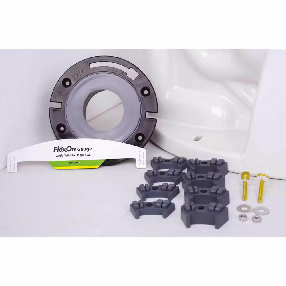 Flexon Toilet Flange for 4 in. PVC, ABS, Cast Iron or Lead Pipes