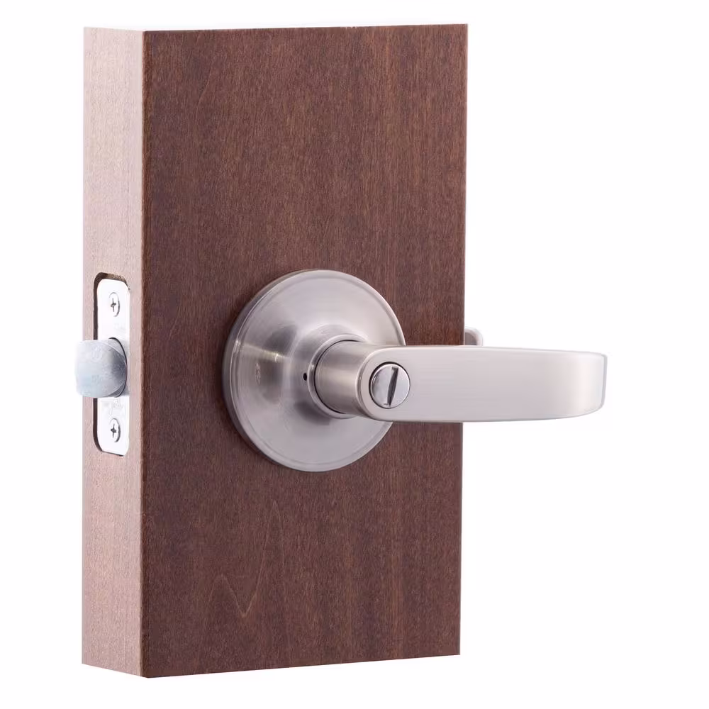 Copper Creek Erin Satin Stainless Privacy Bed/Bath Door Handle