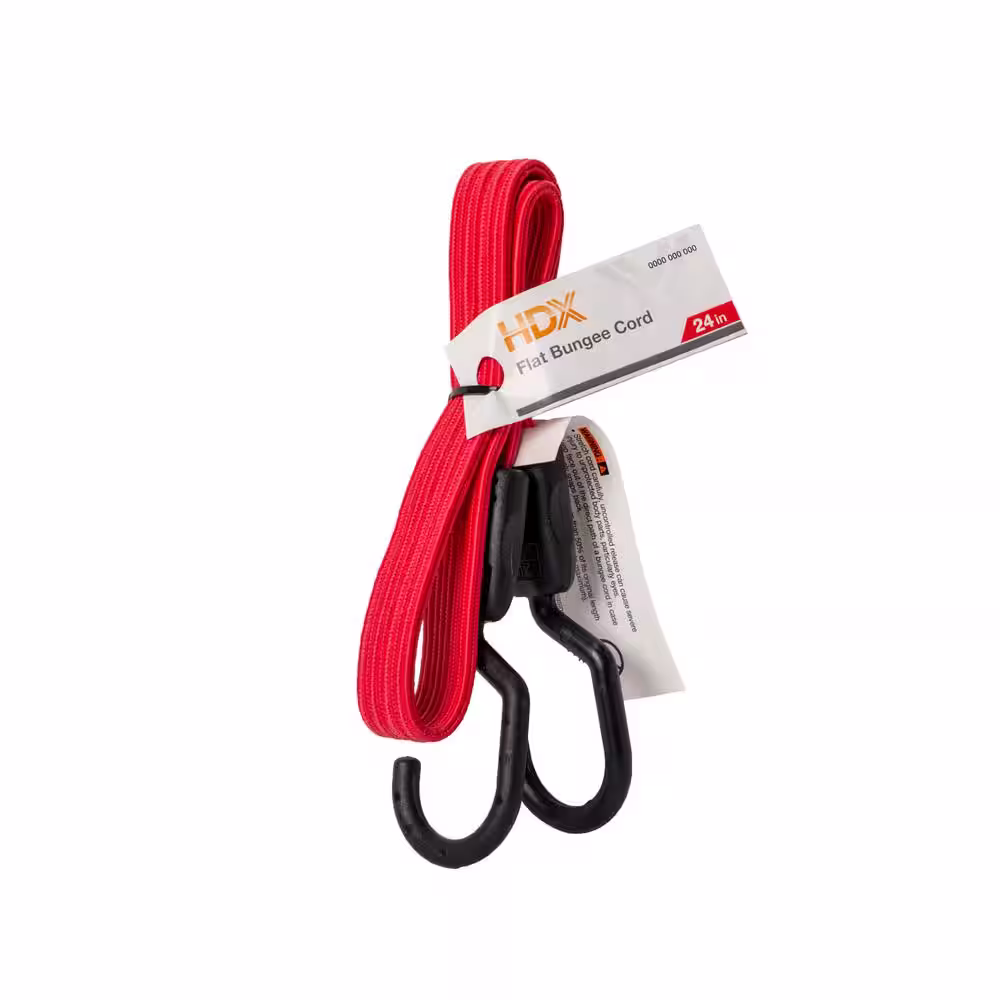 HDX 24 in Flat Bungee, 1 pk