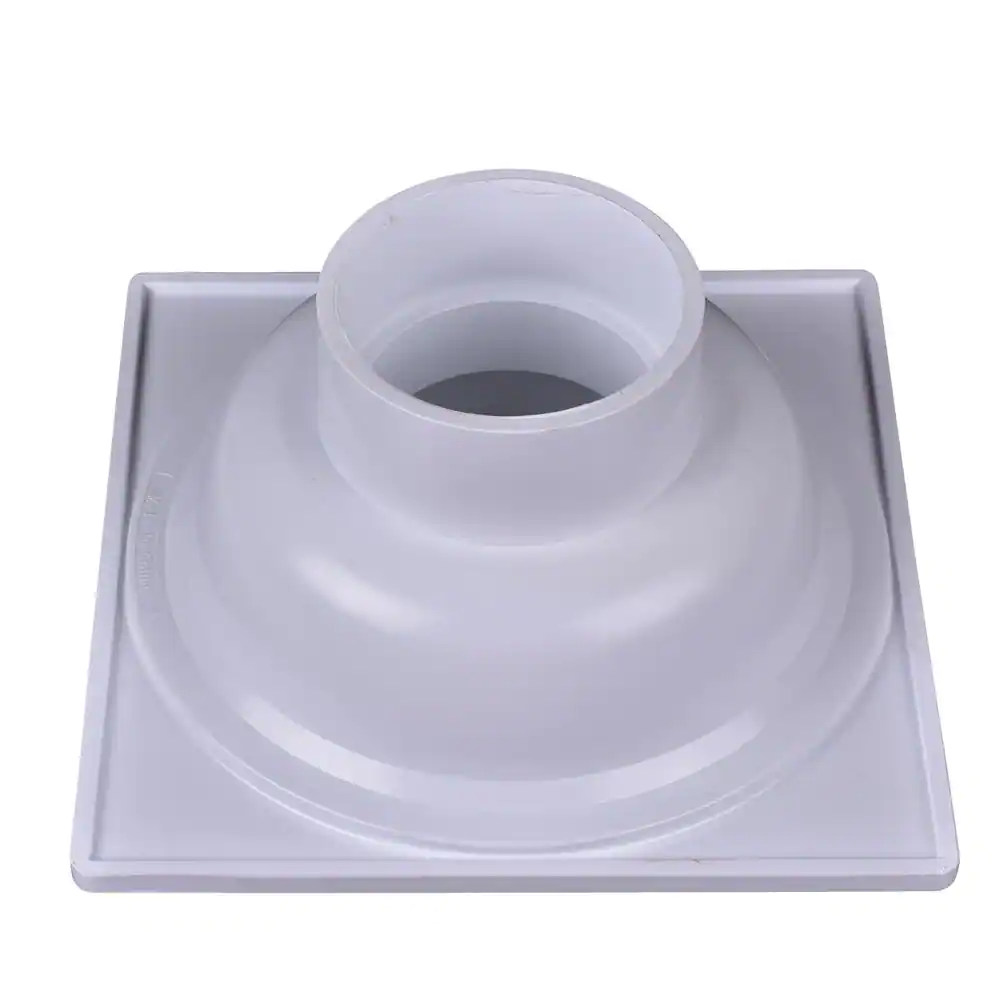 Oatey 9 in. x 9 in. White PVC Bell Trap Floor Drain