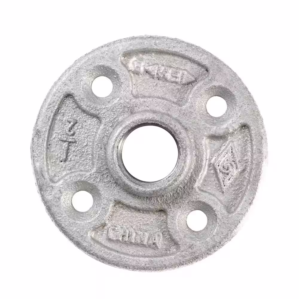 Southland 1/2 in. Galvanized Malleable Iron Floor Flange Fitting