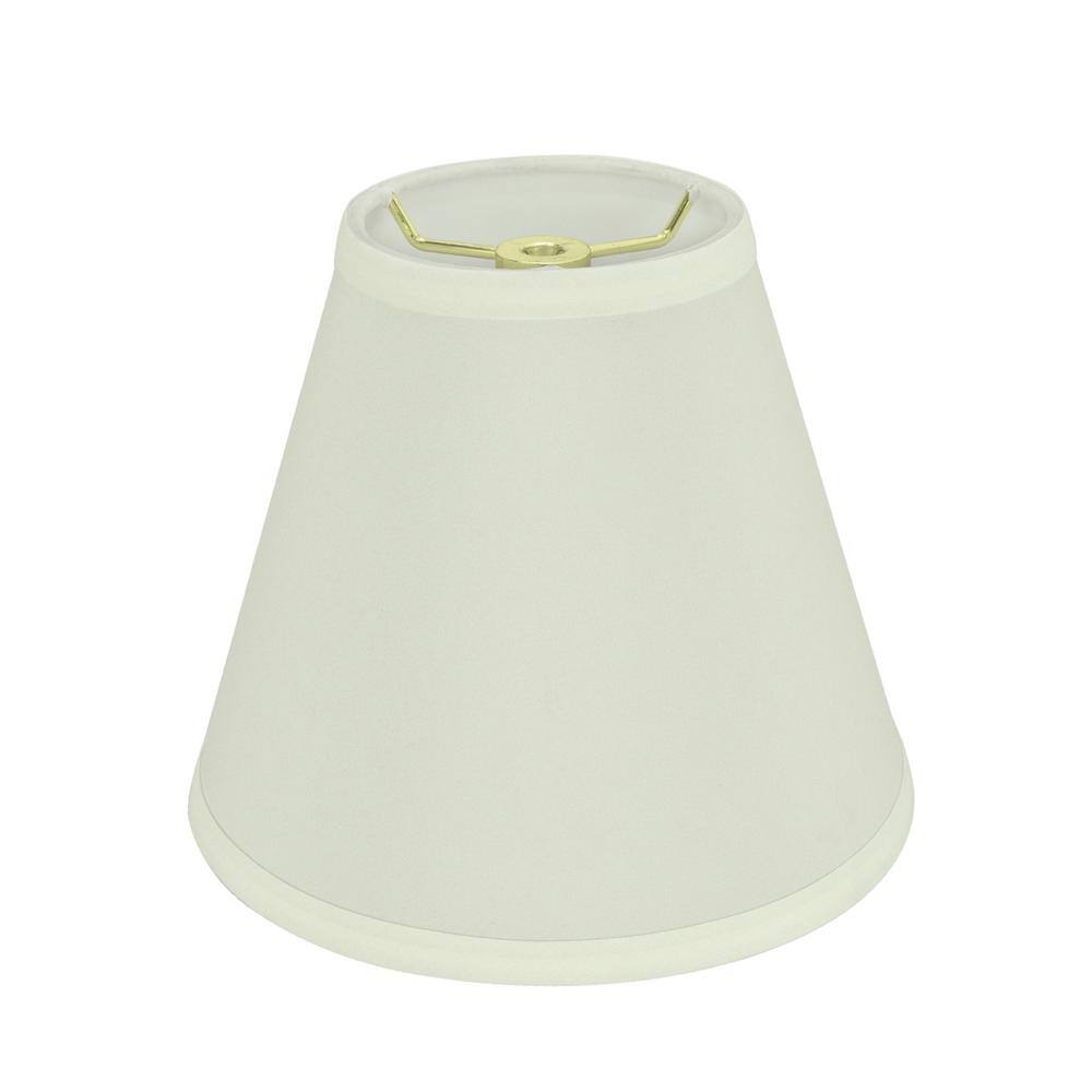Aspen Creative Corporation 8 in. x 7 in. Off White Hardback Empire Lamp Shade