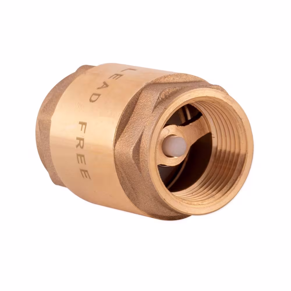 EZ-FLO 3/4 in. Brass In-Line Check Valve