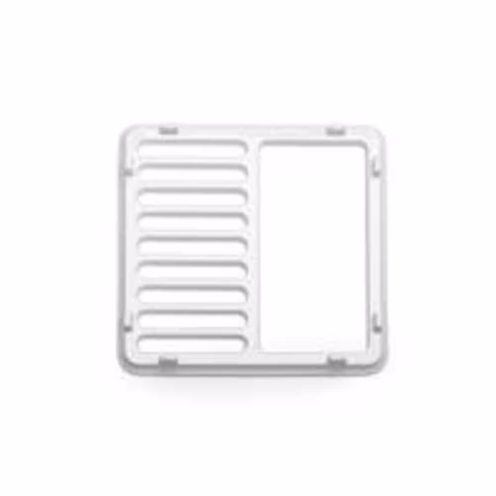 Zurn 9.4 in. Half Floor Drain Grate for 8-7/8 in. Sinks
