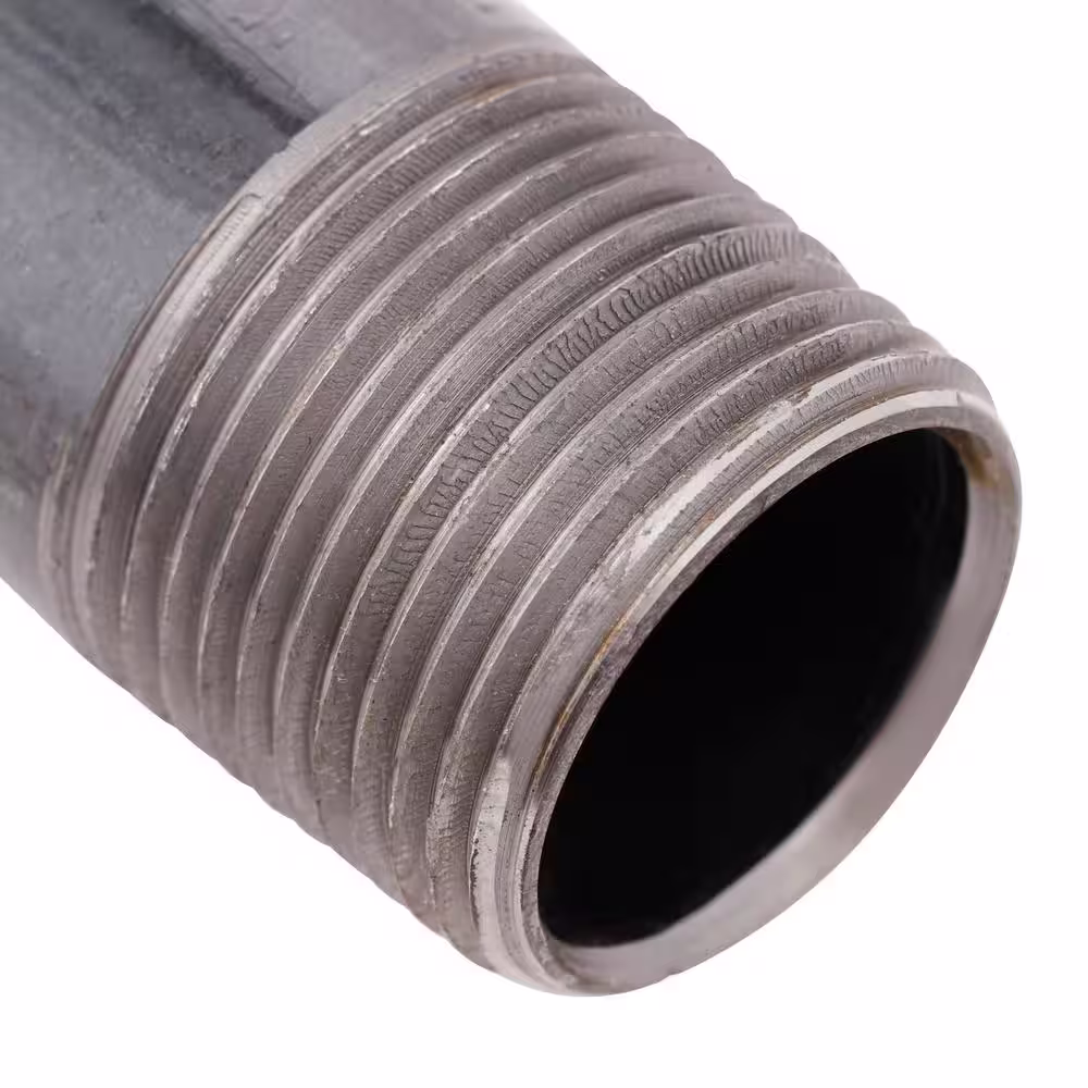 STZ 1 in. x 5 ft. Black Steel Schedule 40 Cut Pipe