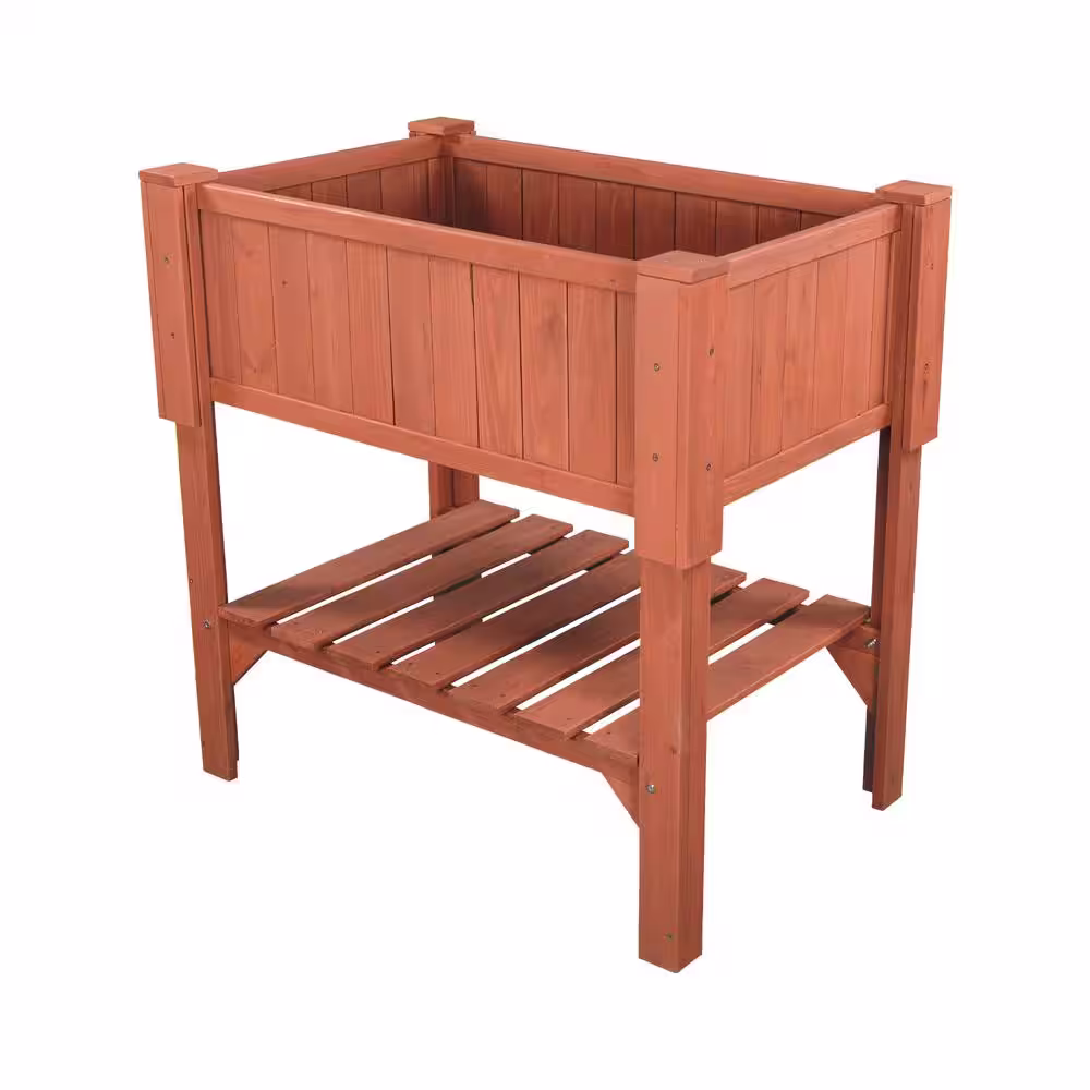 Leisure Season 36 in. x 24 in. x 36 in. Raised Garden Bed Planter Box