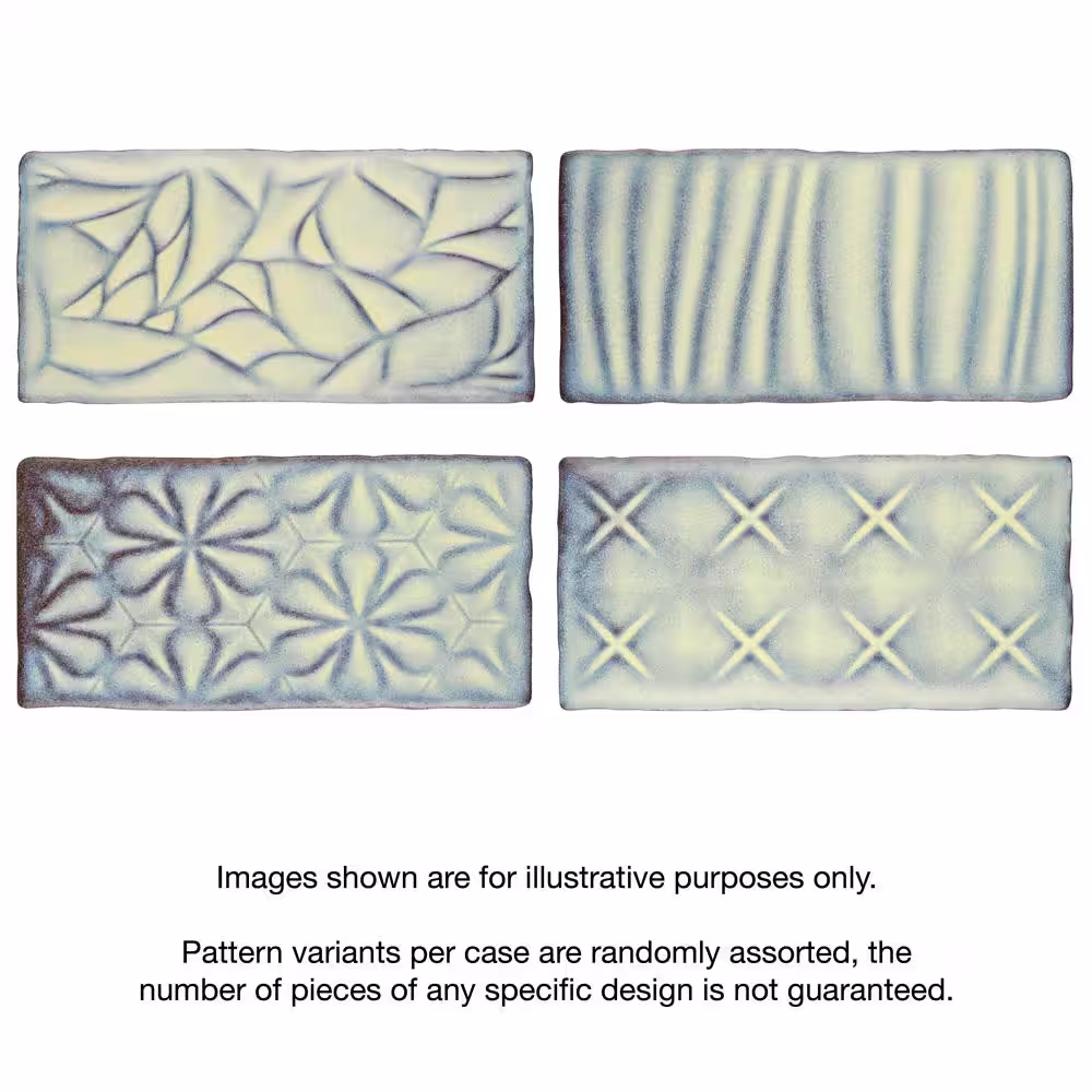 Merola Tile Antic Sensations Pergamon 3 in. x 6 in. Ceramic Wall Tile (4.16 sq. ft./Case)