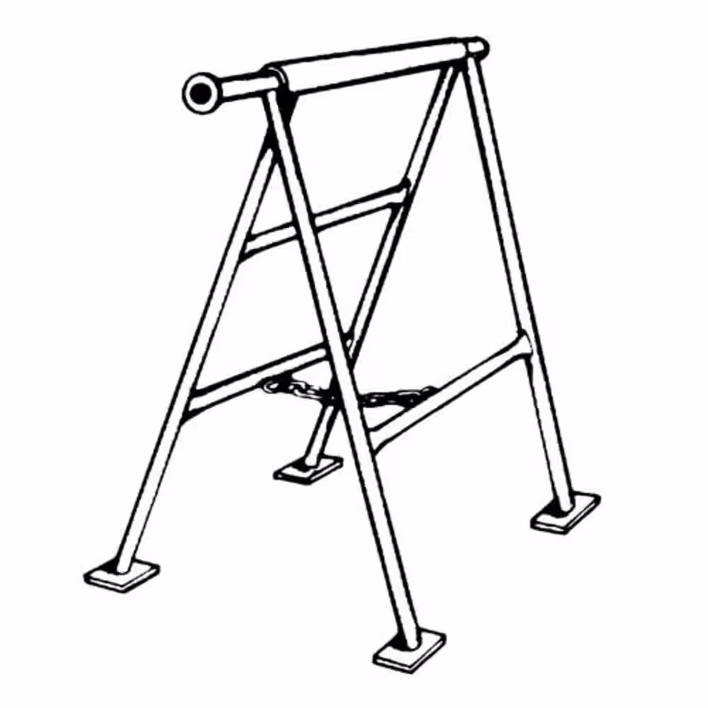 Bon Tool 36 in. Steel Folding Trestle for Scaffolding