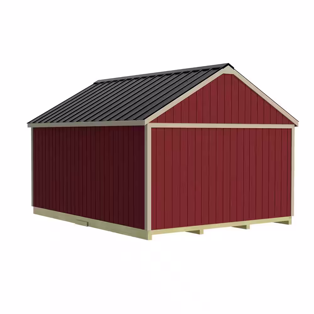 Best Barns New Castle 16 ft. x 12 ft. Wood Storage Shed Kit