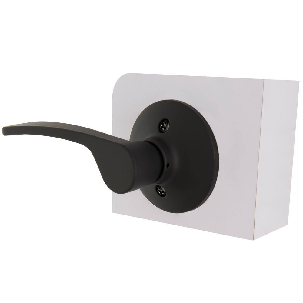 Defiant Kensington Matte Black Left Handed Dummy Door Lever