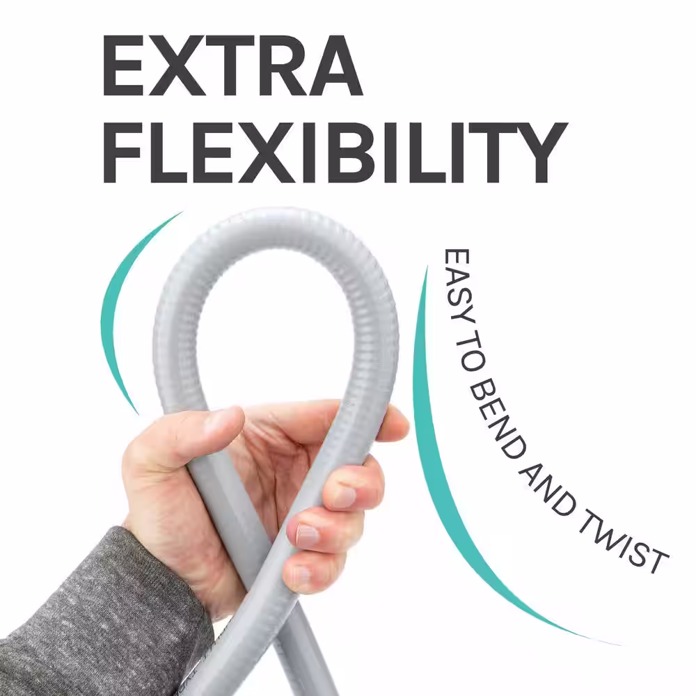 Cambridge 1/2 in. x 6 ft. 10/3 Flexible PVC Conduit A/C Whip Cable