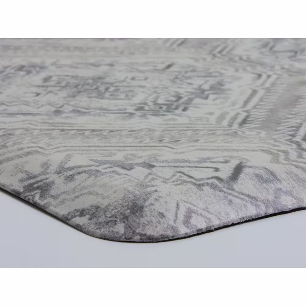 FloorPops Grey Harper 32 in. x 20 in. Anti-Fatigue Comfort Mat