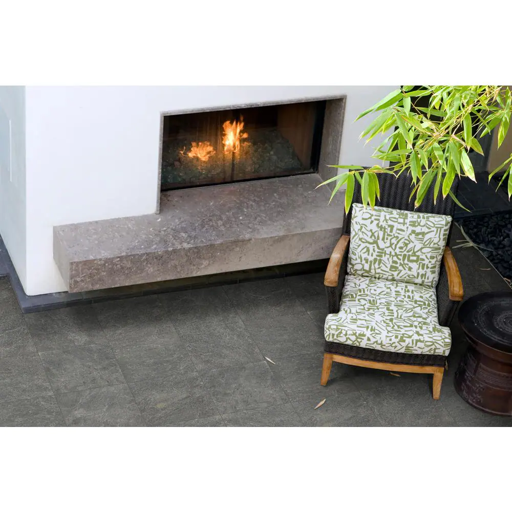 MSI Ostrich Grey 12 in. x 12 in. Honed Quartzite Floor and Wall Tile (10 sq. ft. / case)