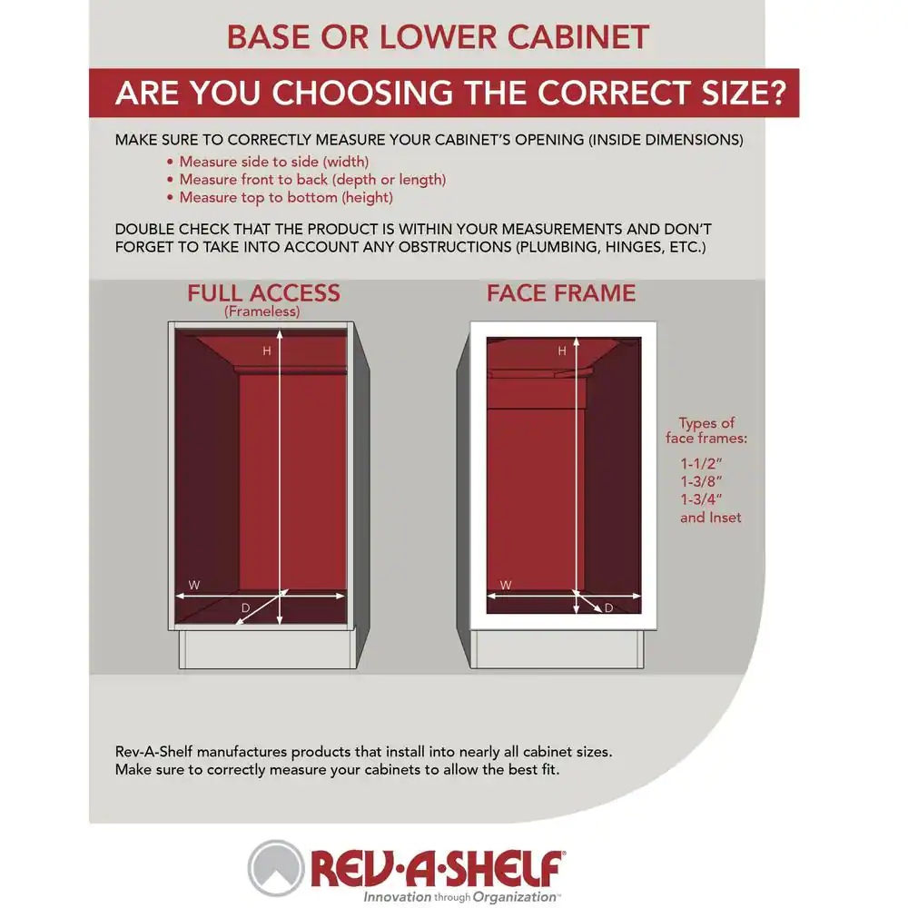 Rev-A-Shelf Rev-A-Lock Magnetic Child-Safe Cabinet Security System Set