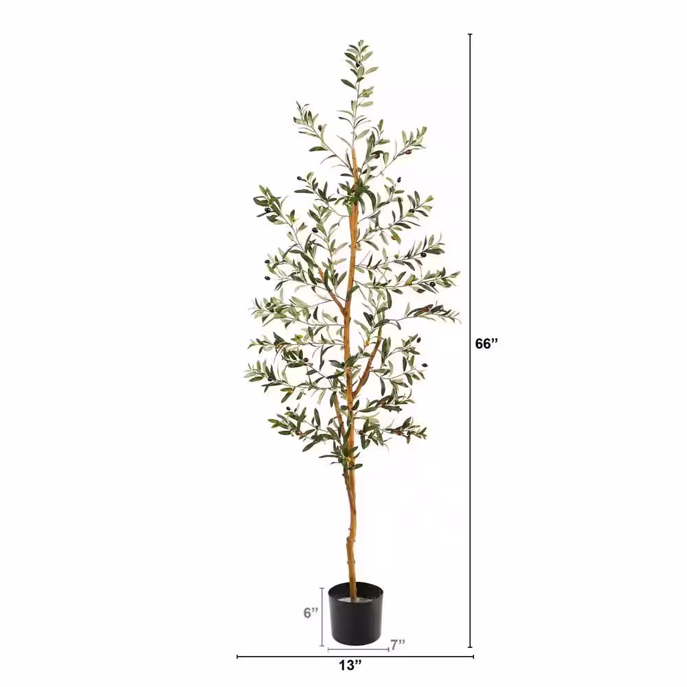 Nearly Natural 5.5 ft. Artificial Olive Tree