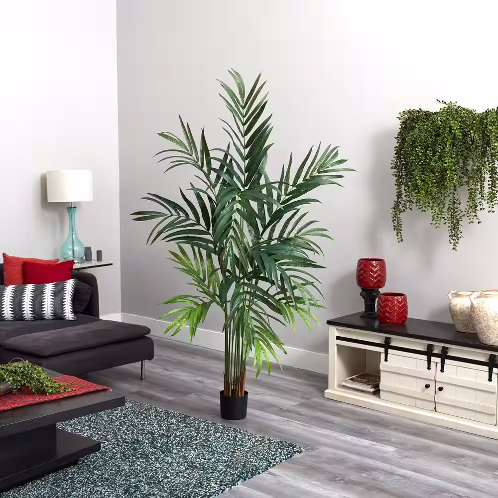 Nearly Natural 6 ft. Artificial Kentia Palm Tree