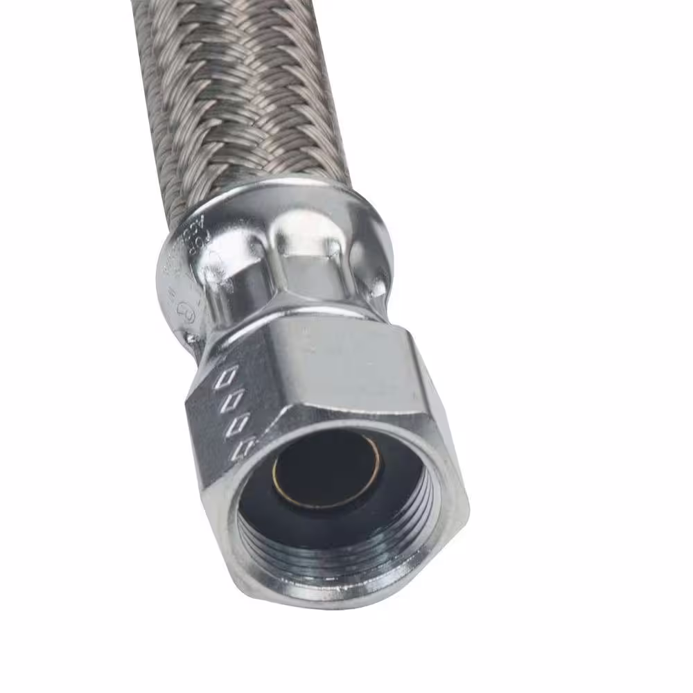 BrassCraft 1/2 in. Compression x 1/2 in. Compression x 48 in. Braided Polymer Dishwasher Supply Line