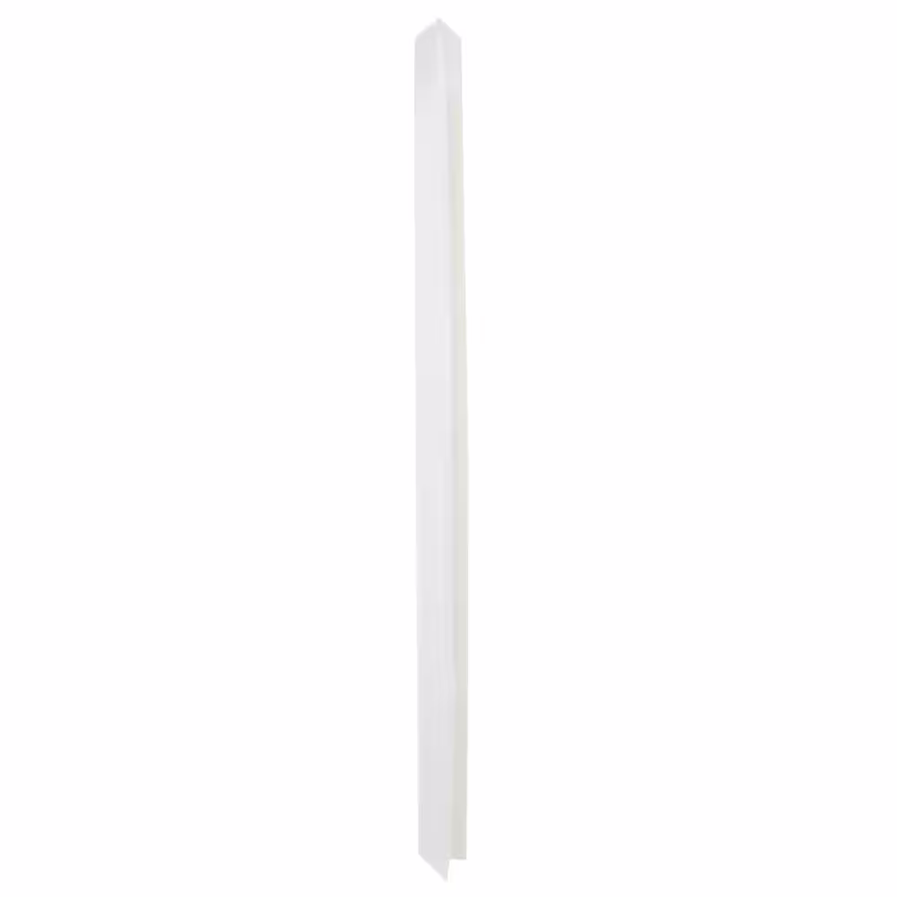 Prime-Line 3 1/4 in., Rigid Vinyl, White, Self Adhesive Wall Protector