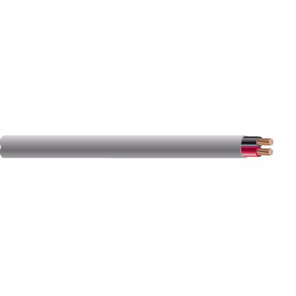 Southwire 500 ft. 14/2 Grey Stranded CU In-Wall CMR/CL3R Speaker Wire