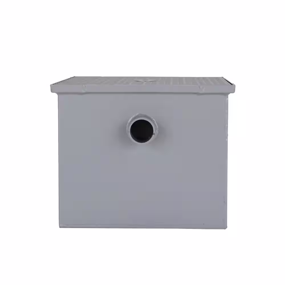 Zurn 2 in. Grease Interceptor with Flow Rate of 15 GPM and 30 lbs.
