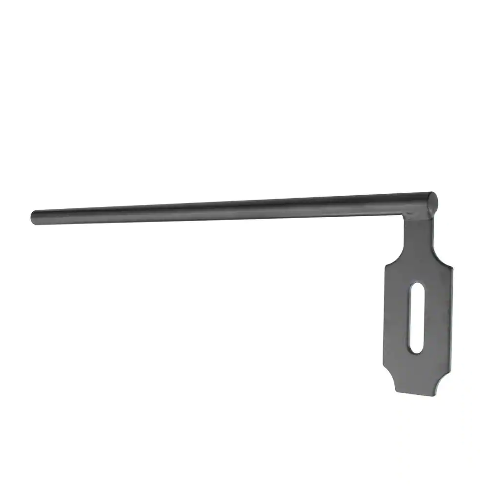 Everbilt 18 in. Black Heavy Duty Lockable Cane Bolt