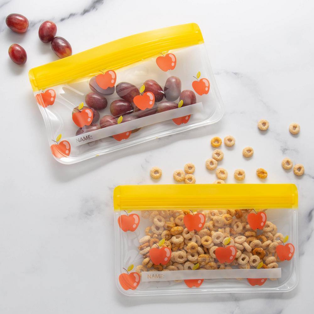None APPLES BUS SNACK BAG EVA 8 in. x 4.9 in. 2PK